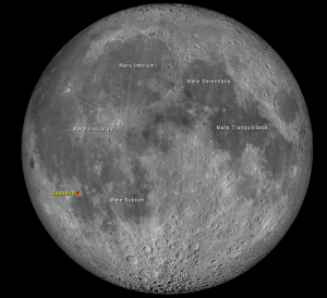 Situación de Gassendi. Virtual Moon Atlas.